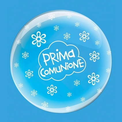 Palloncino Deco B-Loon 36" Prima Comunione Stampa Bianca  36" (91cm), 1pz.