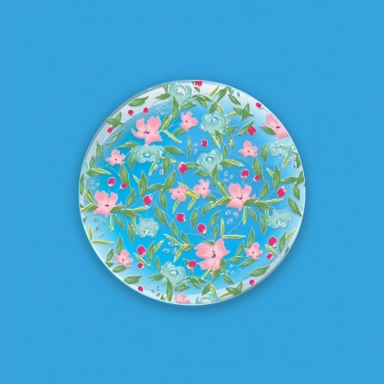 Palloncino Deco B-Loon Stampa Fiori colori pastello CMYK  24" (60cm), 1pz.