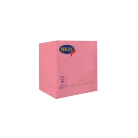 Tovaglioli Rosa Shocking 25x25cm 2 veli, 30pz.