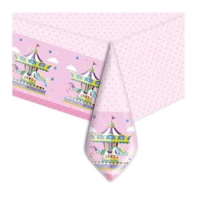 Tovaglia Carousel Party in plastica 2,7x1,4m, 1pz.