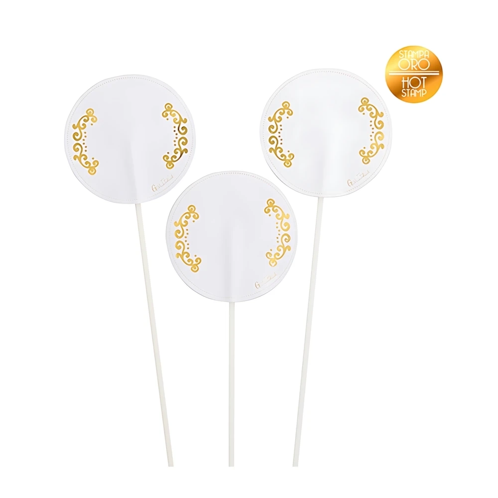 Picks, stuzzicadenti maxi matrimonio wedding stampa Oro 25cm, 8pz.