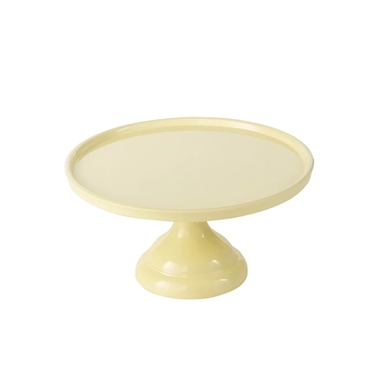 Alzata per dolci, frutta, finger food Crema in melamina diam. 23cm h 12cm, 1pz.