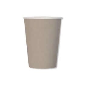 Bicchieri Taupe compostabili 250cc in carta, 20pz.