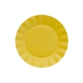 Piatti Giallo piccoli in cartoncino compostabile Bruno 21cm, 20pz.