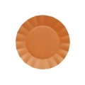 Piatti Arancione piccoli in cartoncino compostabile Bruno 21cm, 20pz.