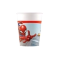 Bicchieri Spiderman Crime Next Generation 200ml in carta, 8pz.