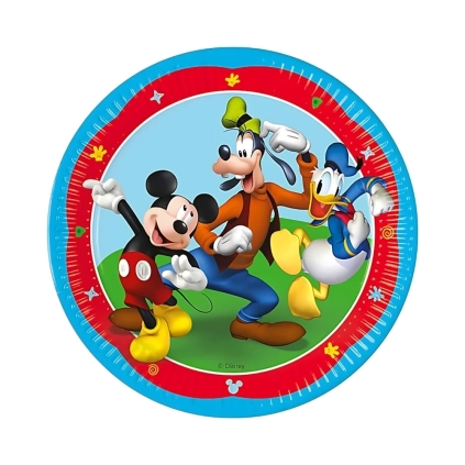 Piatti Topolino Rock the House Next Generation 23cm, 8pz.