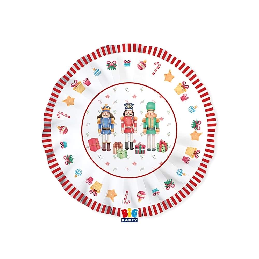 Piatti Schiaccianoci fondi 24cm, 6pz.