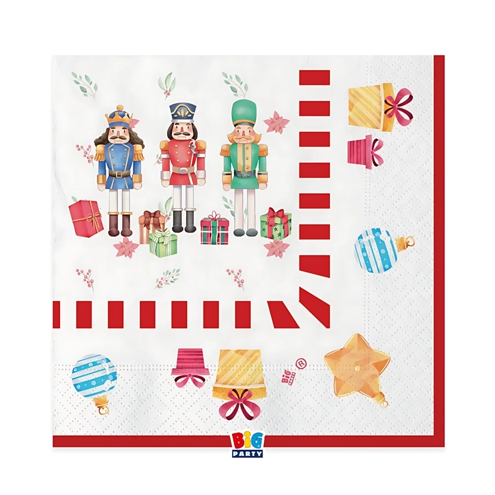 Tovaglioli Schiaccianoci 33x33cm, 20pz.