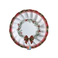 Piatti Tartan Holly fondi 24cm, 6pz.
