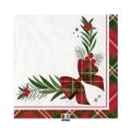 Tovaglioli Tartan Holly 33x33cm, 20pz.
