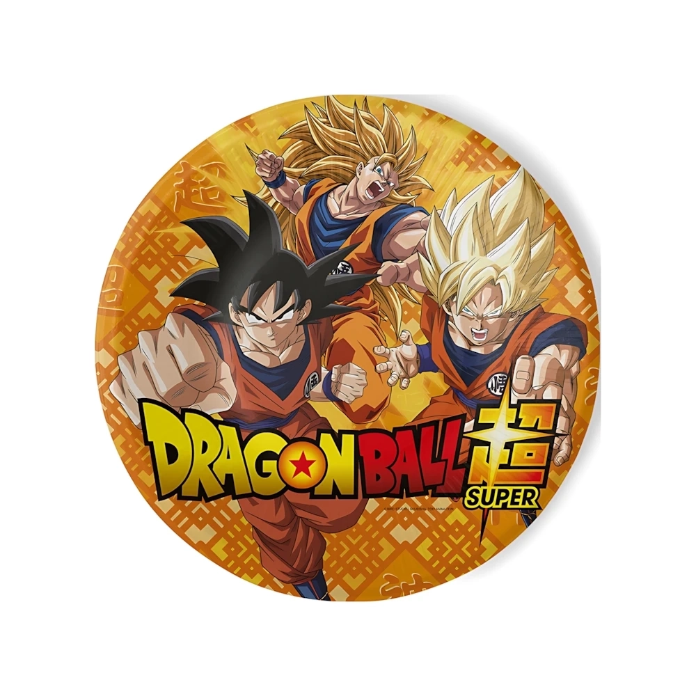 Piatti Dragon Ball grandi 23cm Plastic Free, 8pz.