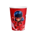 Bicchieri Ladybug 250ml in carta, 8pz.