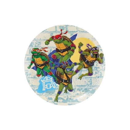 Piatti Tartarughe Ninja 18cm, 8pz.