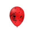 Palloncini 12" (30cm) rosso 28 con stampa nera globo La mia Laurea, 100pz.