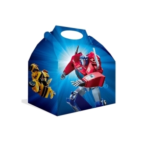 Scatole regalo Transformers in cartoncino con maniglia, 12pz.