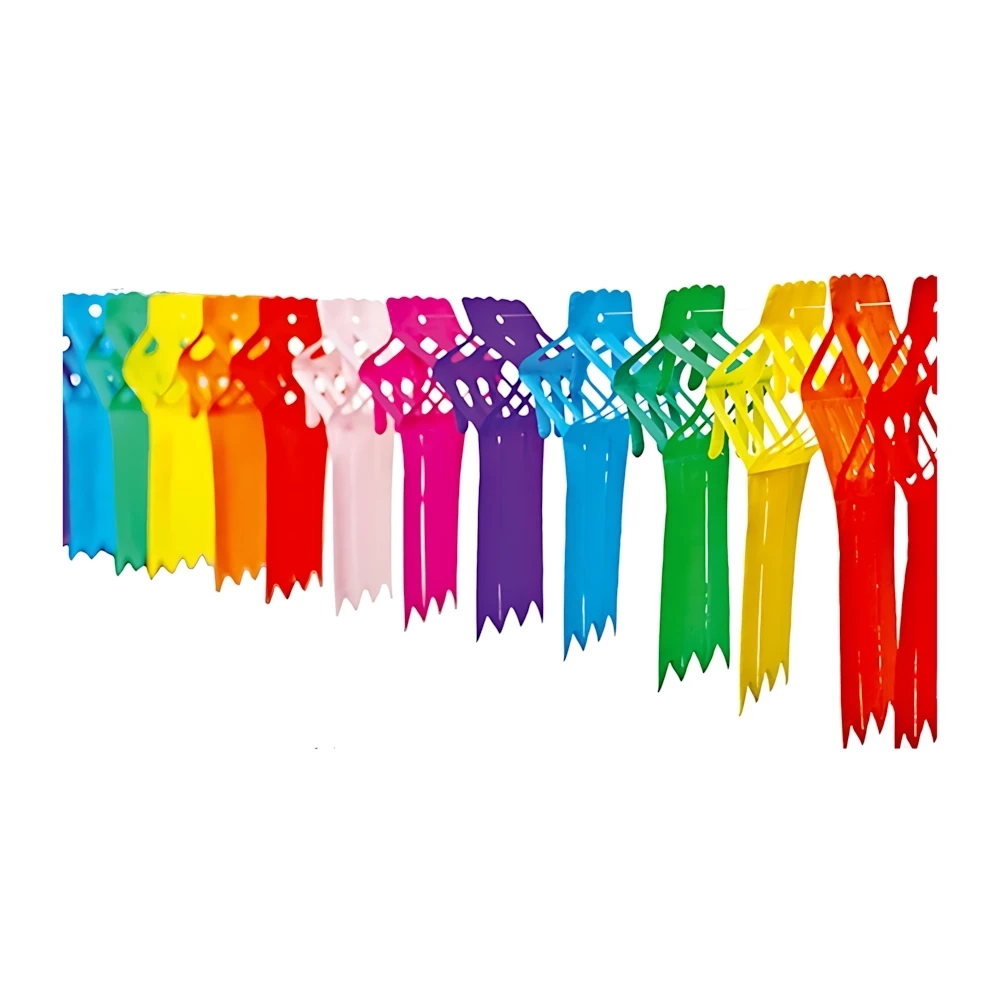 Festone bandierine Festone Nastri Multicolor, 1pz.
