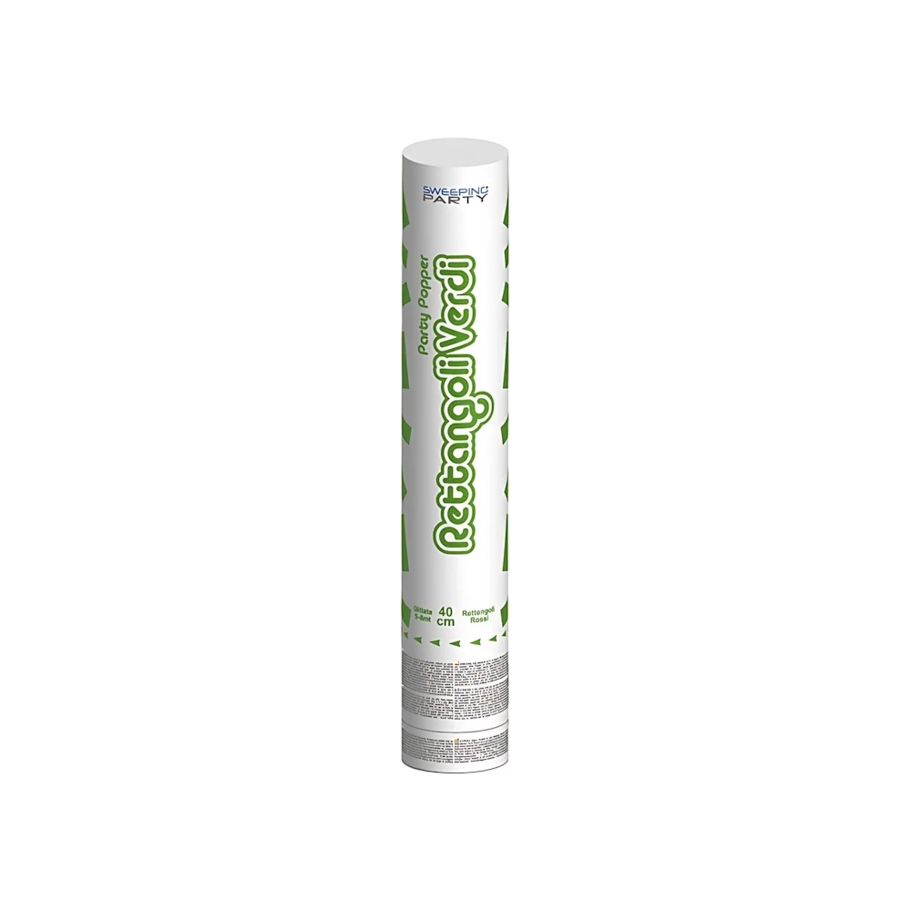 Tubo Sparacoriandoli verde 40cm, 1pz.
