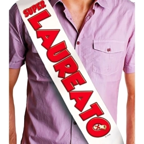 Fascia  Laureato colore Rosso, 1pz.