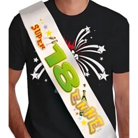 Fascia super 18 enne, 1pz.