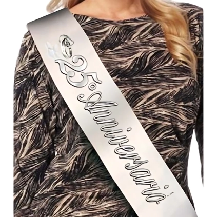 Fascia 25° Anniversario, 1pz.