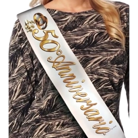 Fascia 50° Anniversario , 1pz.