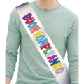 Fascia  Buon Compleanno Glitter , 1pz.