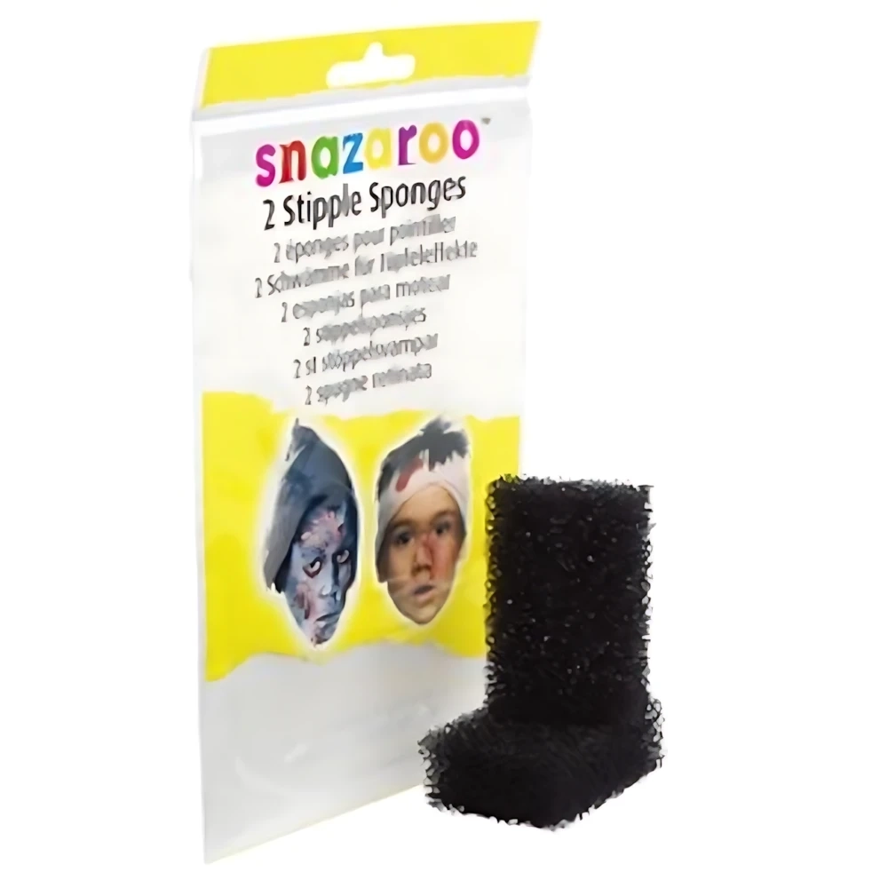 Spugne per trucco "Stipple" puntini , blister con 2 spunge, 1 confezione.