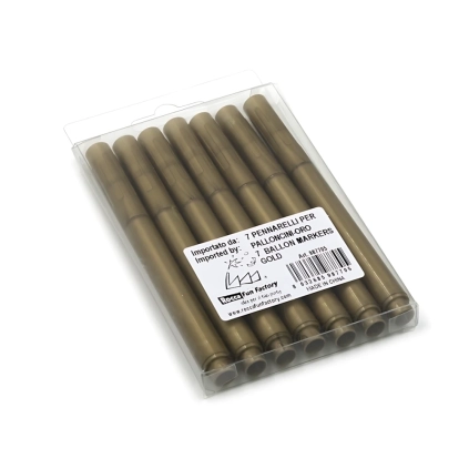 Confezione con 7 Pennarelli argento per palloncini, 1pz.