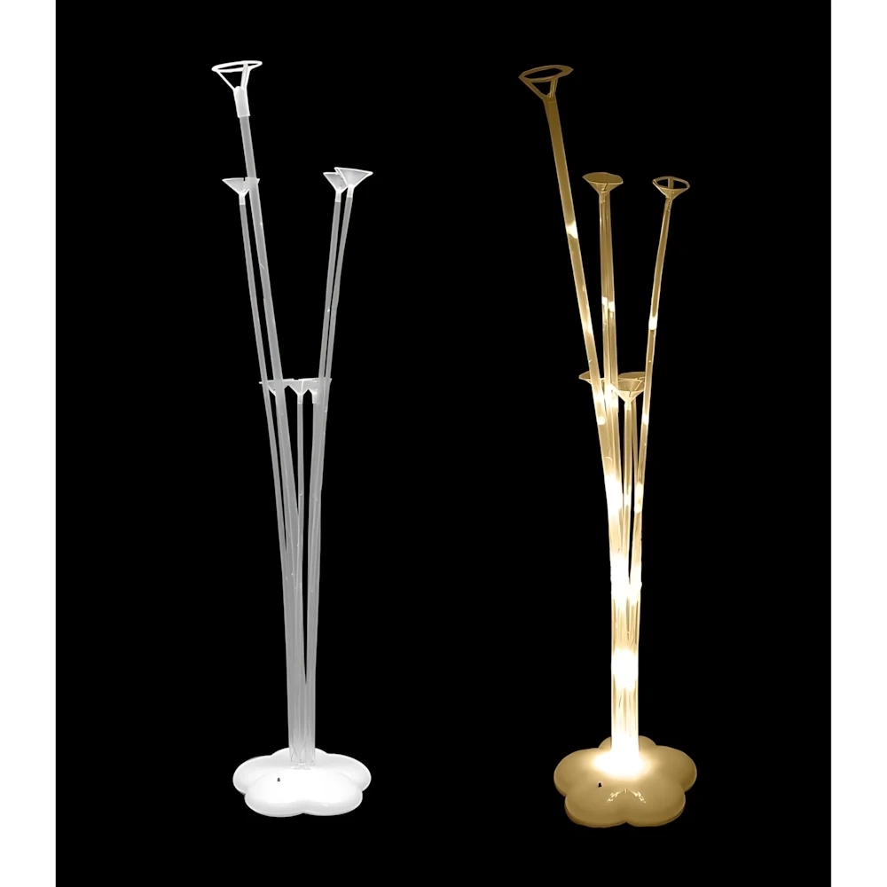Supporto per palloncini con Luce led bianco caldo Led Balloon Bouquet, 1pz.
