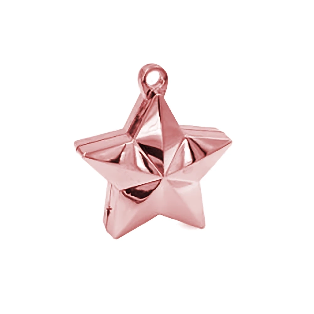 Pesetto per palloncini Stella 150gr Rosa Gold, 1pz.