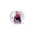 Palloncino Sfera Frozen con Anna e Elsa orbz 16" (40cm) in mylar, 1pz.
