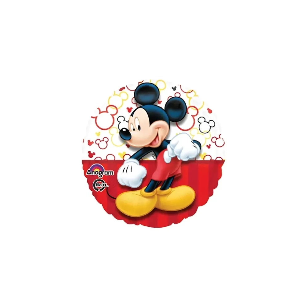 Palloncino Topolino Ritratto standard shape 18" (45cm) in mylar, 1pz.