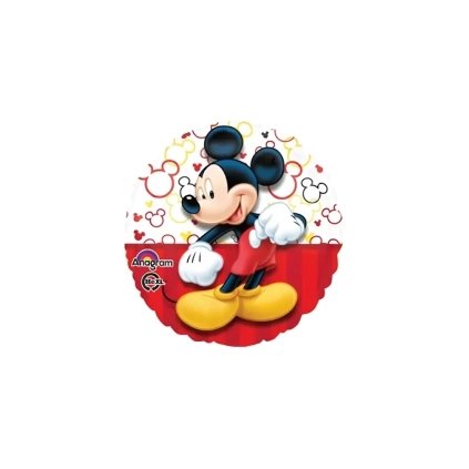 Palloncino Topolino Ritratto standard shape 18" (45cm) in mylar, 1pz.