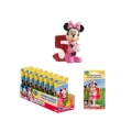 Candelina 3D Minnie numero 5, 1pz.