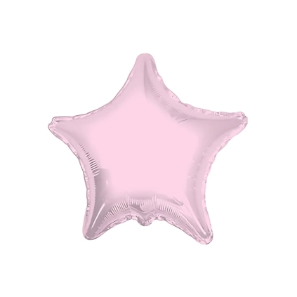 Palloncino Stella Rosa Chiaro super shape 36" (91cm) in mylar, 1pz.