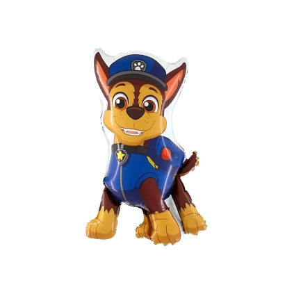 Palloncino Chase dei Paw Patrol super shape 37" (93cm) in mylar, 1pz.