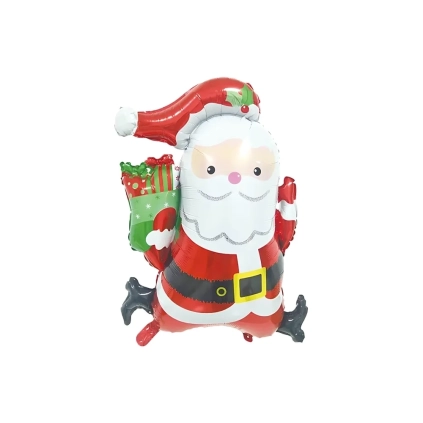 Palloncino Babbo Natale super shape 31" (78cm) in mylar, 1pz.