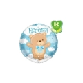 Palloncino Eccomi con Orsacchiotto Celeste 18" (45cm) in mylar, 1pz.