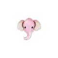 Palloncini Elefante rosa mini shape 12" (30cm) in mylar, 5pz.