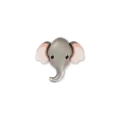 Palloncini Elefante grigio mini shape 12" (30cm) in mylar, 5pz.