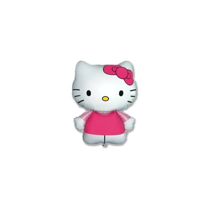Palloncino Hello Kitty mini shape 12" (30 cm) in mylar | Set 5 pz