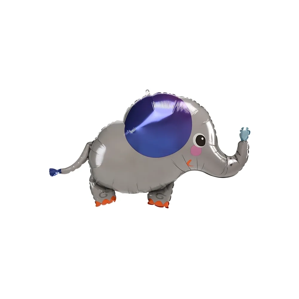 Palloncino Elefante super shape 34" (86cm) in mylar, 1pz.