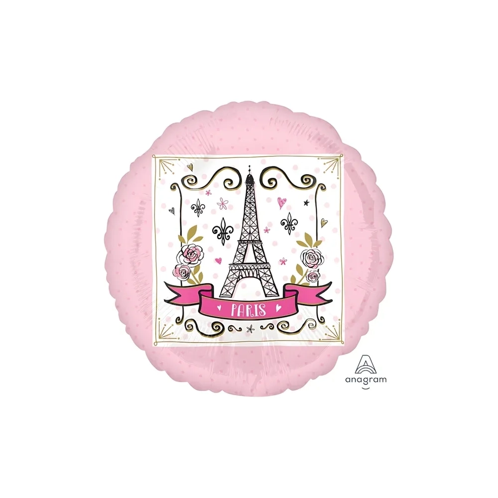 Palloncino Oui Oui Paris super shape 28" (71cm) in mylar, 1pz.