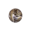 Palloncino Sferico Marmorizzato Nero orbz 16" (40cm) in mylar, 1pz.
