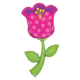 Palloncino Tulipano mega shape 60" (152cm) in mylar, 1pz.