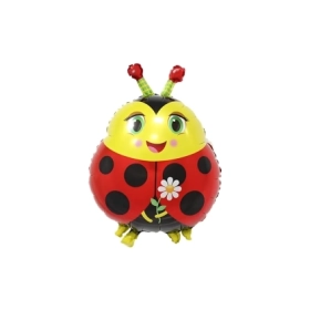 Palloncino Coccinella super shape 26" (66cm) in mylar, 1pz.