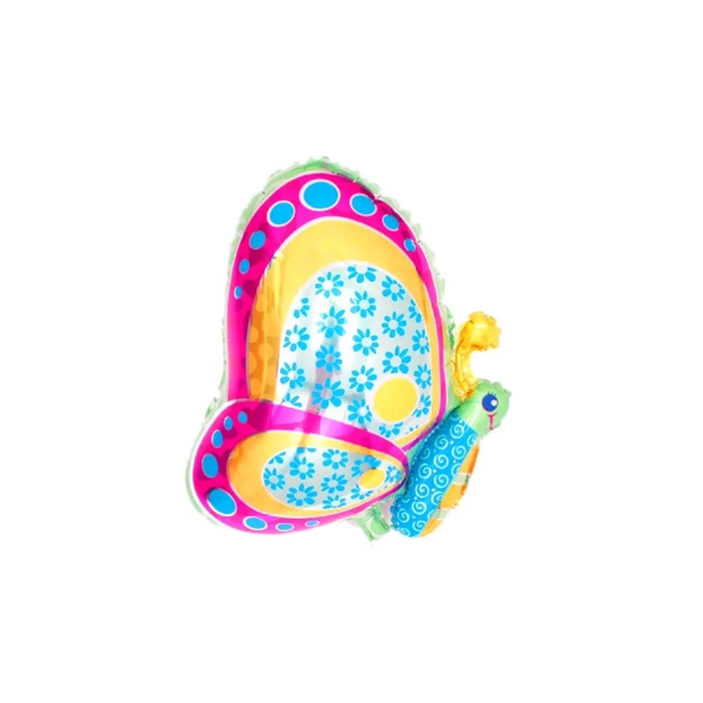 Palloncino Farfalla multicolor standard shape 22" (55cm) in mylar, 1pz.