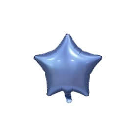 Palloncino Stella Violetto Satinato standard shape 19" (48cm) in mylar, 1pz.