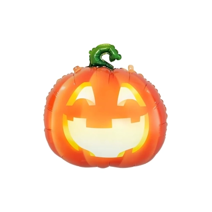 Palloncino Zucca Halloween super shape 26" (66cm) in mylar, 1pz.